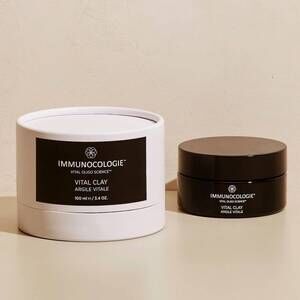NEW IMMUNOCOLOGIE vital clay mask 3.4 fl oz in no color